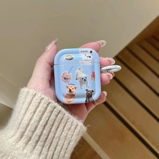 เคสหูฟัง แบบนิ่ม สีฟ้าอ่อน สําหรับ airpods รุ่น 1 2 3 Pro 2