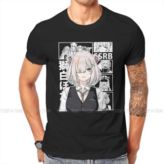 เสื้อยืดคอกลม แขนสั้น ผ้าฝ้าย 100% พิมพ์ลาย Shishiro Botan ManS Hololive คุณภาพสูง สําหรับผู้ชาย XS-4XL 5XL 6XL