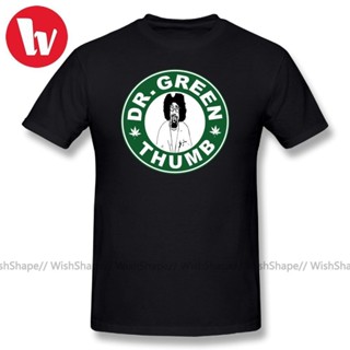 Lyzh เสื้อยืด ลาย Cypress Hill Dr. เสื้อยืดลําลอง แขนสั้น พิมพ์ลายนิ้วหัวแม่มือ สีเขียว สไตล์สตรีท สําหรับผู้ชาย