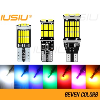 Iusiu หลอดไฟเลี้ยว T10 LED T15 W5W W16W 168 194 501 45SMD 26SMD 912 920 921 สําหรับรถยนต์ รถจักรยานยนต์