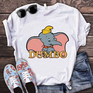 Elephant Dumbo Disney t shirt t-shirt female streetwear casual harajuku couple  tumblr tshirt summer top vintage_03