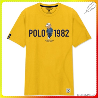 สินค้าเฉพาะจุด Beverly Hills Polo Club เสื้อยืดคอกลมแขนสั้น Classic Bear รุ่น BNSB418DIY เสื้อยืด