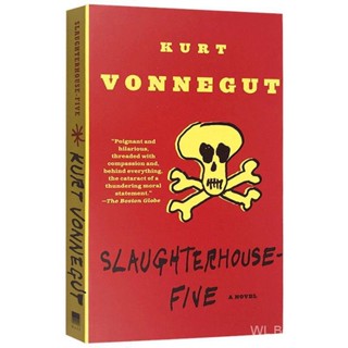 เลขที่ หนังสือนิยายวิทยาศาสตร์ Slaughterhouse-Five Venegute เวอร์ชั่นภาษาอังกฤษ 5 ชิ้น