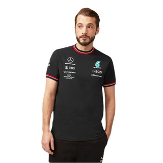 F1 Mercedes-AMG Team custom round neck short-sleeved Russell Lewis Hamilton racing quick-drying T-shirt