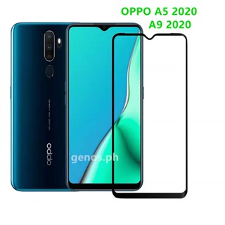 ฟิล์มกระจกนิรภัยกันรอยหน้าจอ แบบเต็มจอ สําหรับ Oppo A92 A5 2020 Oppo A9 2020