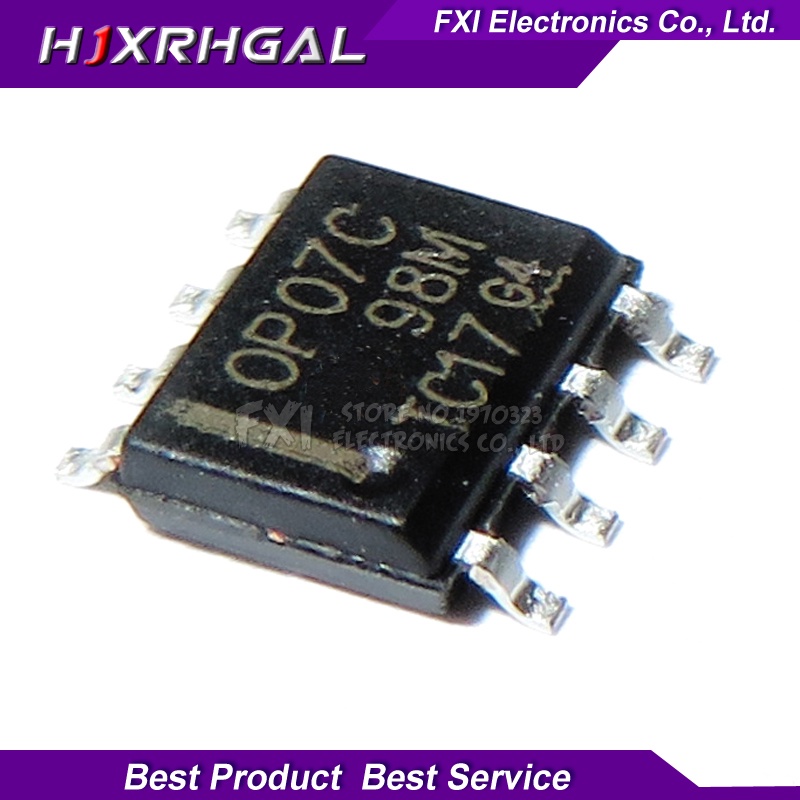 10PCS OP07CDR SOP8 OP07C SOP OP07 SMD เครื่องขยายเสียงการทํางานทั่วไปใหม่
