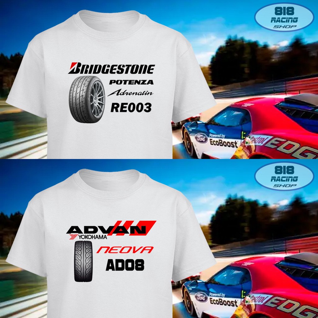 เสื้อยืด RACING เสื้อซิ่ง [ADVAN AD08 / TOYO R1R / POTENZA RE003 / PROXES R888]_12