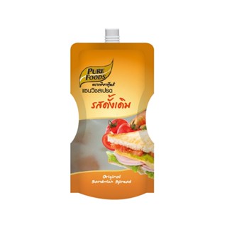 เพียวฟู้ดส์ 130ก.PUREFOOD แซนวิชสเปรด รสดั้งเดิมORIGINAL SANDWICH SPREAD130G.