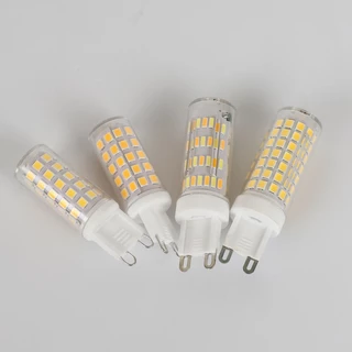 G9 หลอดเซรามิค LED AC 220V 3W 5W 7W 9W ความสว่างสูง สปอตไลท์ G9 LED 3W 5W 7W 9W หลอดไฟ LED หลอดไฟ โคมไฟ การแก้ไข