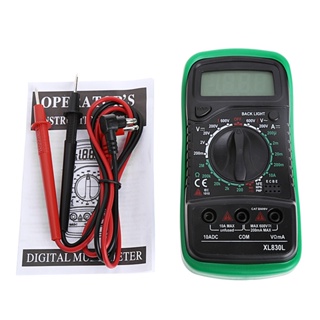 Temperature Meter Handheld LCD Digital Multimeter Tester XL830L Without Battery