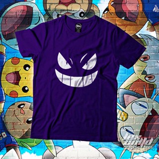 Anime Pokemon Shirt (Gengar Face)_07