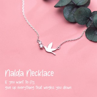 Nalda Necklace สร้อยคอเงินแท้ S925