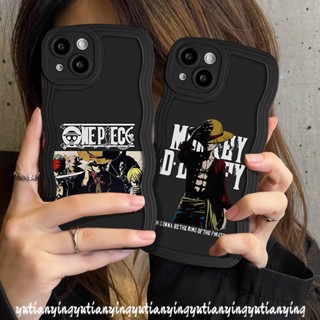 เคสโทรศัพท์มือถือ แบบนิ่ม ลายการ์ตูนลูฟี่ ขอบหยัก สําหรับ Xiaomi Redmi Note 10 8 9 11 10s 11Pro 9s 10Pro Max Mi 11T Pro Redmi 9T 10 A1 10C 9 A1+ 10A 9A 9C NFC POCO X3 NFC Pro M3 เคส