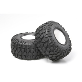 [ชุดแต่งรถบังคับ] TAMIYA 54115 OP.1115 CR-01 Vise Crawler Tire (soft, 2 Pcs.) ชุดแต่งทามิย่าแท้ rc