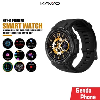 สมาร์ทวอทช์ KAVVO HOP Smart Watch กันน้ำ 3ATM เก็บข้อมูลได้  หน้าจอ HD สายซิลิโคน บางเบาสบายในการสวมใส่ แท้รับประกัน 1ปี