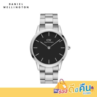 Daniel Wellington นาฬิกาข้อมือ Iconic Link S Black 40มม สีเงิน