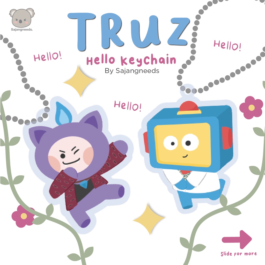 Truz TREASURE HELLO KEYCHAIN