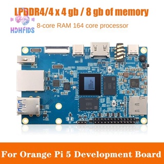 บอร์ดไมโครคอนโทรลเลอร์ ตั้งโปรแกรมได้ สําหรับ Orange Pi 5 Rockchip RK3588S 8-Core 64 Bit 4GB LPDDR4/4X WiFi+BT5.0 Android Debian OS