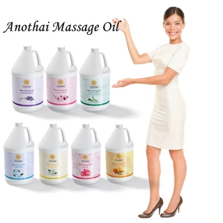น้ำมันนวด 1ลิตร/5ลิตร กลิ่นหอมไม่ฉุน ไม่เหนียวตัว น้ำมันที่เทอราปิสแนะนำ Anothai Massage Oil