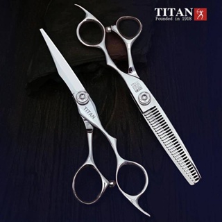 ส่งตรงจากบริษัทผู้ผลิต TITAN Professional Hairdressing กรรไกร Professional กรรไกรตัดผมอุปกรณ์เสริม