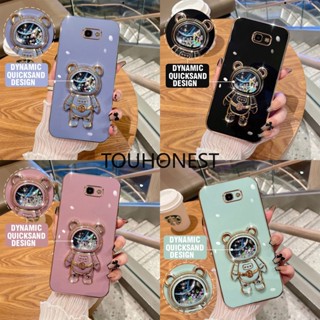 เคส Samsung Galaxy S20 Ultra เคส Samsung J5 Prime เคส Samsung S21 FE Case Samsung S10 Plus Case Samsung J5 pro Cover Glitter Liquid Quicksand Astronaut Bracket Soft Phone Case กลิตเตอร์ ของเหลว ทรายดูด นักบินอวกาศ ตัวยึด เคสโทรศัพท์ แบบนุ่ม