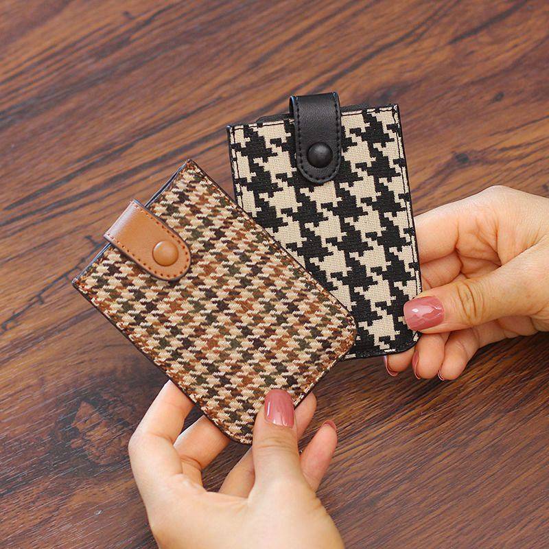 SENSES// Anti-Theft Antimagnetic Card Case One-Piece Small Thin Mini New Special-Interest Design Car