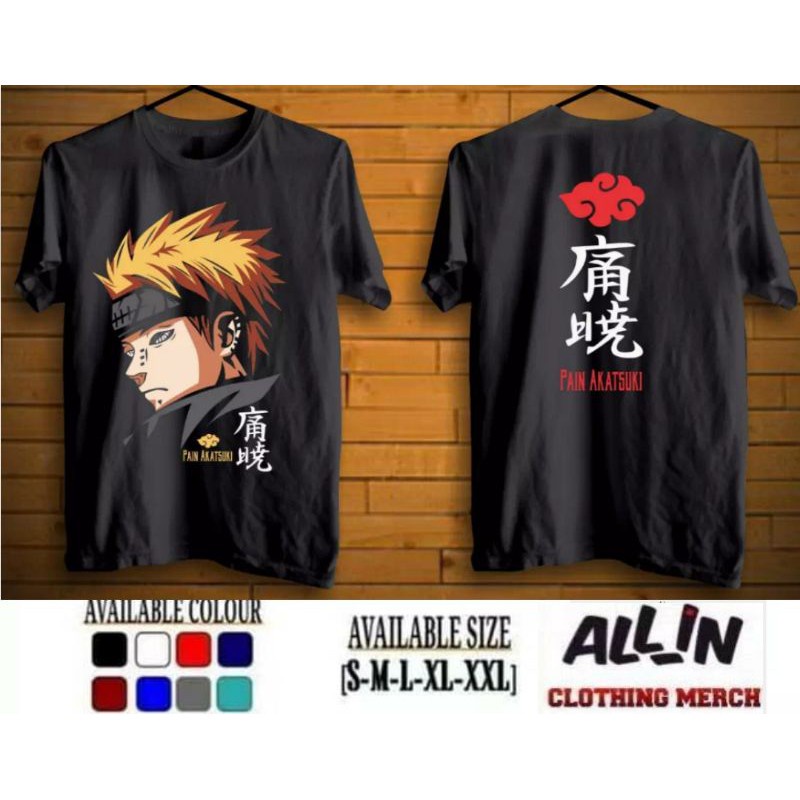 Hot sale🔥Naruto Anime T-shirt Yahiko Pain Akatsuki Naruto Full Color |  ANIME NARUTO YAHIKO PAIN AKATSUKI NARUTO FULL C