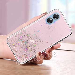 เคสโทรศัพท์มือถือ ซิลิโคนนุ่ม TPU ใส แต่งกลิตเตอร์ สําหรับ OPPO Reno 8 8T Reno8 T 4G 5G 2023 Reno8T