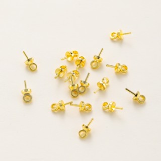 ST.KUNKKA 20 ชิ้น ตะขอเกลียว จี้ไข่มุก ไม่เป็นสนิมทองแดง 18K…