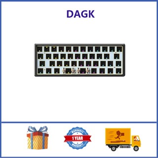 Dagk ชุดคีย์บอร์ดไร้สายบลูทูธ 40Pro RGB Backlight Hot Plug