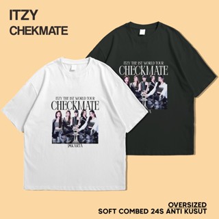 เสื้อยืด พิมพ์ลาย Itzy the chekmate 24s พรีเมี่ยม โอเวอร์ไซซ์ สําหรับผู้ชาย และผู้หญิง_09