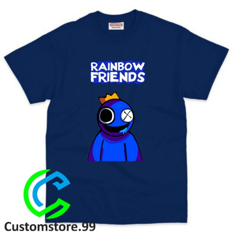 เสื้อยืด พิมพ์ลายเกม Rainbow FRIENDS ROBLOX พรีเมี่ยม สําหรับเด็ก_04