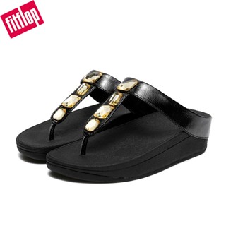 【พร้อมส่ง】Fitf-l-o-p-s N54 Fino Bejewelled Toe Post Casual Stylish SS19 รองเท้าแตะลําลอง สําหรับผู้หญิง