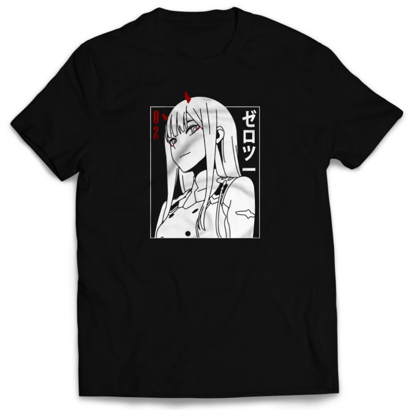 ◙▼Darling In The Franxx Zero Two Anime Tee for men_01