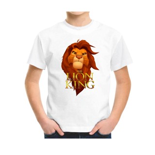 เสื้อยืด พิมพ์ลายการ์ตูน The Lion King Mufasa แข็งแรง สําหรับเด็ก_05