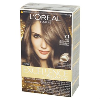 ลอรีอัลเอ็กซ์เซลเล้นซ์ครีมเปลี่ยนสี  7.1LOREAL EXCELLENCENO.7.1