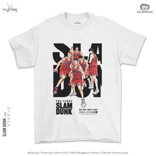 tshirt เสื้อยืด พิมพ์ลายการ์ตูนอนิเมะ Slam DUNK Movie 007(S-5XL)