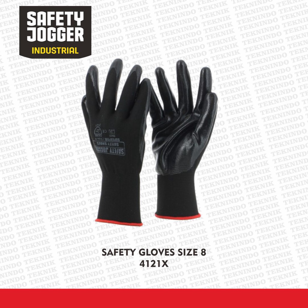 Jogger Safety Glove / ถุงมือ Size 8 Type 4121X Original