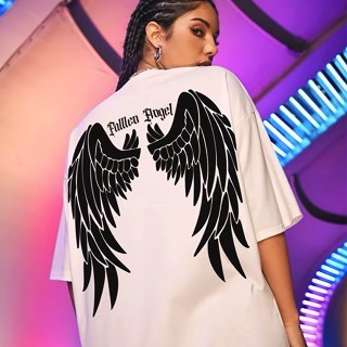 "Fallen Angel" Premium Tops Oversize Unisex Fashion T Shirt_01