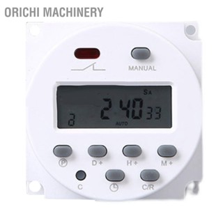 Orichi Machinery สวิตช์ตั้งเวลาดิจิทัล 17 กลุ่ม ความแม่นยําสูง ป้องกันการรบกวนไมโครคอมพิวเตอร์