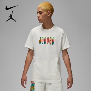 Nike Air Jordan Original เสื้อยืดคอกลม แขนสั้น ผ้าฝ้าย สําหรับผู้ชาย และผู้หญิง