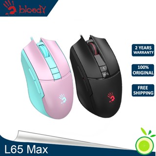 Bloody Ghost A4Tech Shuangfeiyan L65 เมาส์เกมมิ่งมีสาย น้ําหนักเบา 78 กรัม 12000dpi