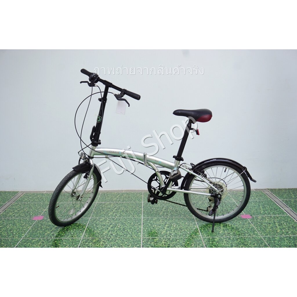 จักรยานพับได้ญี่ปุ่น - ล้อ 20 นิ้ว - มีเกียร์ - Dahon SUV 06 - สีเงิน [จักรยานมือสอง]
