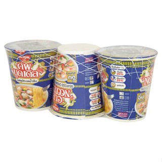 นิสชินคัพซุปทะเลน้ำข้น74ก. 3NISSIN  แพ็คCUP SEAFOOD CREAMY74GPACK3