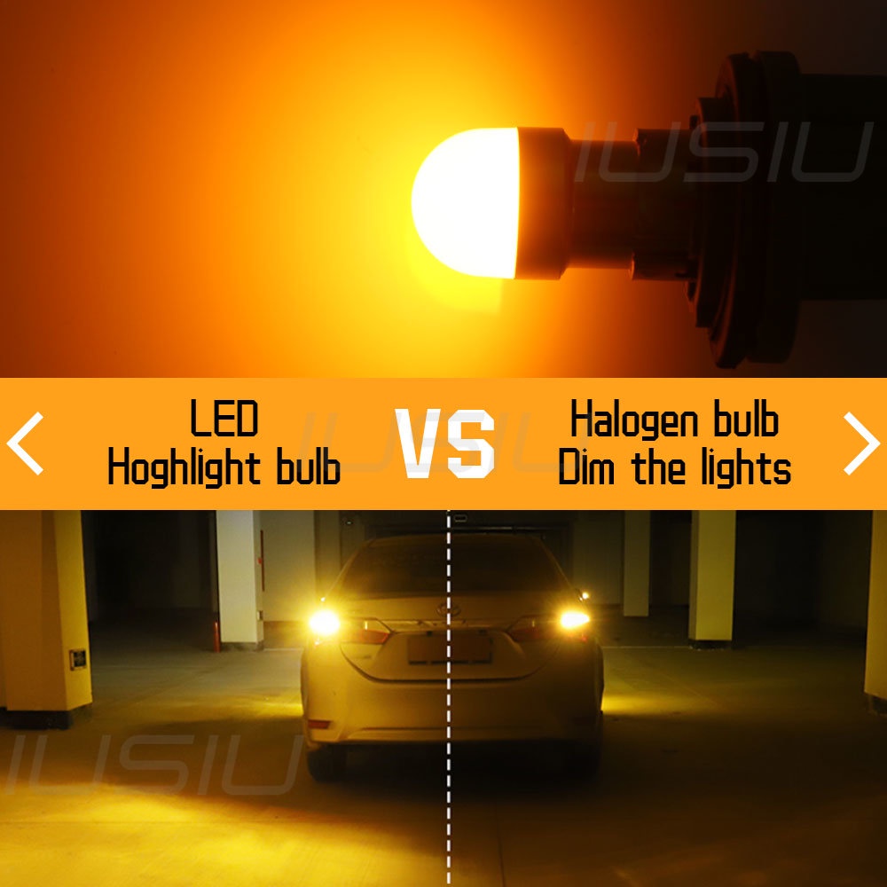 Iusiu 2PCS 1156 1157 ไฟเบรค LED BA15S BAU15S BAY15D ย้อนกลับ T5 T10 T20 LED 7443 7440 P21W PY21W W21W W5W W3W P2W P21W 12V DRL - รูปที่ 6