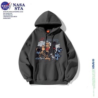 ❀=◆จัดส่งที่รวดเร็ว◆ เสื้อกันหนาวแขนยาว มีฮู้ด ลายการ์ตูน NASA STA สไตล์ญี่ปุ่น สําหรับผู้ชาย