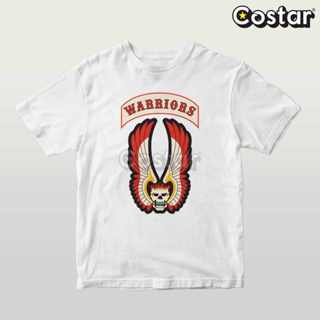 oversize T-shirt เสื้อยืด พิมพ์ลายโลโก้ The Warriors Badge S-5XL