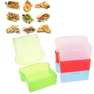 BAK Sandwich Storage Box Lunch Box Food Storage Case Reusable Microwave Container BA