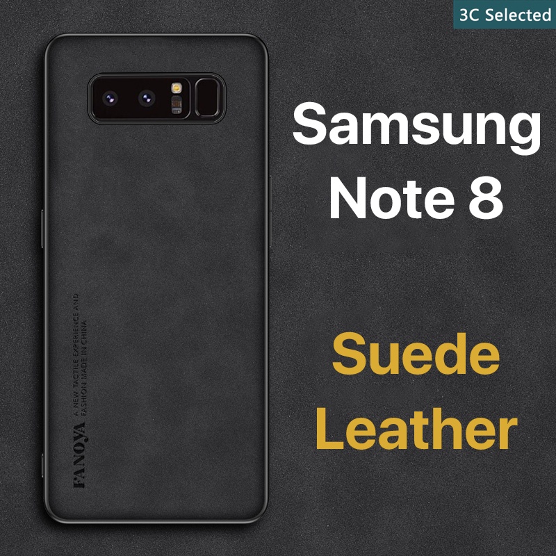 หนังกลับ เคส Samsung Note 8 Case สัมผัสที่สบาย ป้องกันลายนิ้วมือ ขอบTPUนุ่ม ป้องกันกล้อง ปกป้องหน้าจอ กันกระแทก Samsung galaxy Note 8 4g 5g