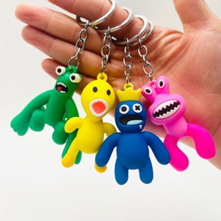 Creative Funny Cartoon Pendant Rainbow Friend Key Chain Game Peripheral Cute Pendant Bag Pendant Personalized Gift